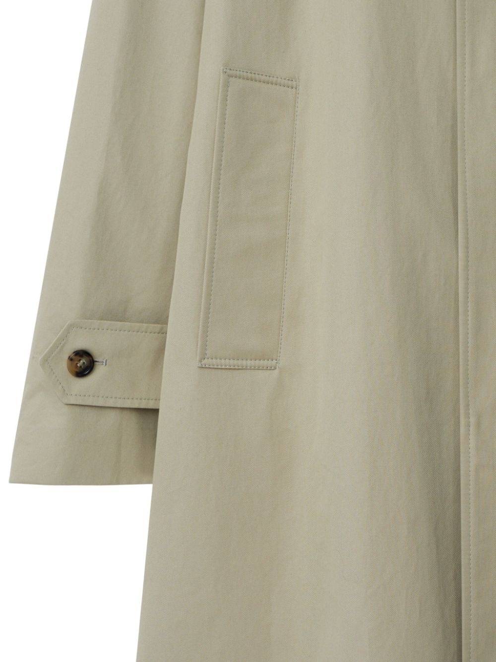 garbardine cotton coat - 6