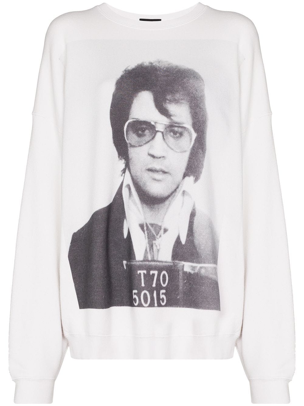 Elvis print oversized sweatshirt - 1