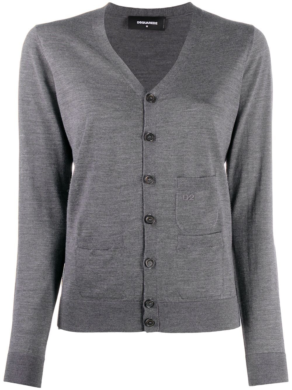 V-neck cardigan - 1