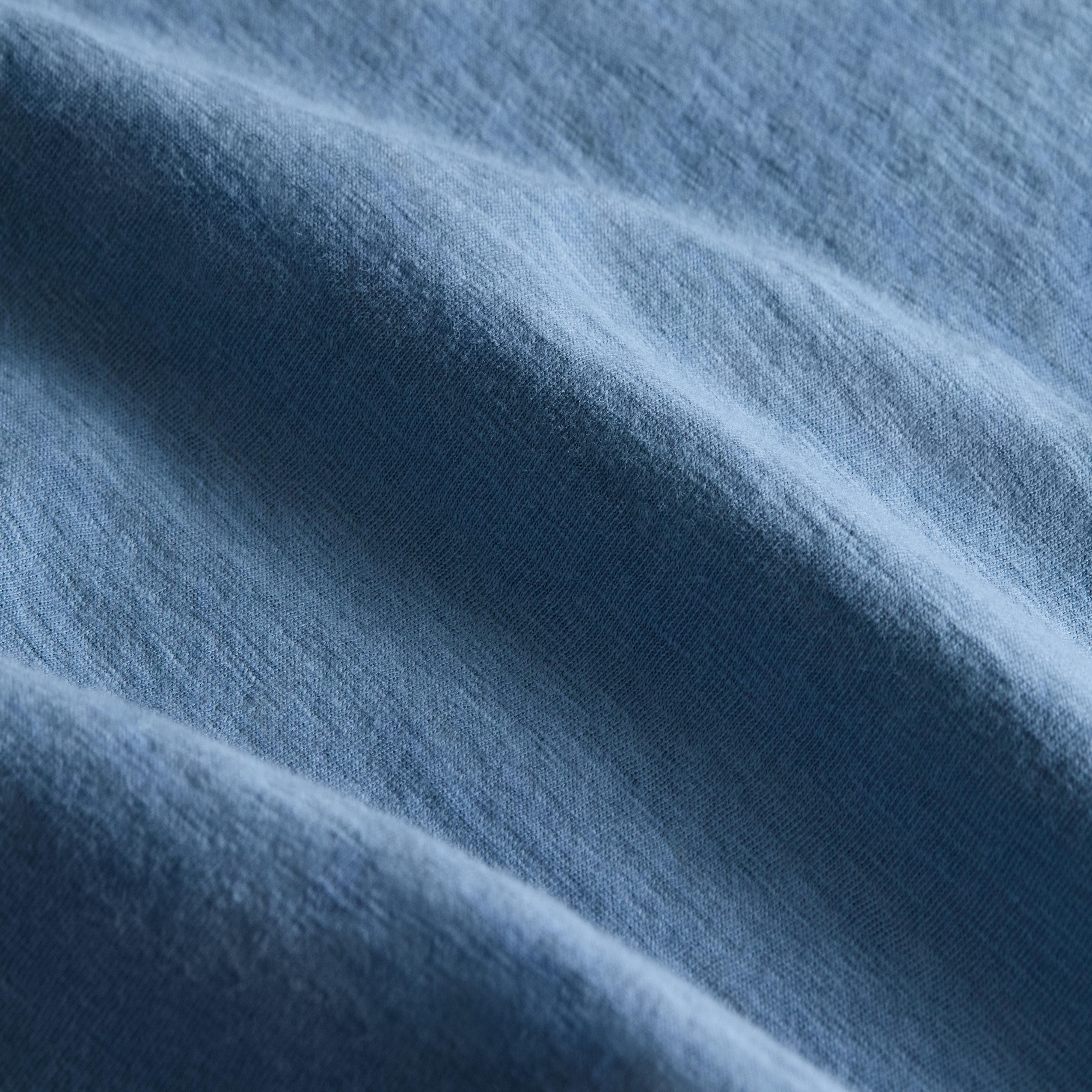 Bron Polo Shirt in Cosmos Slub Cotton - 7