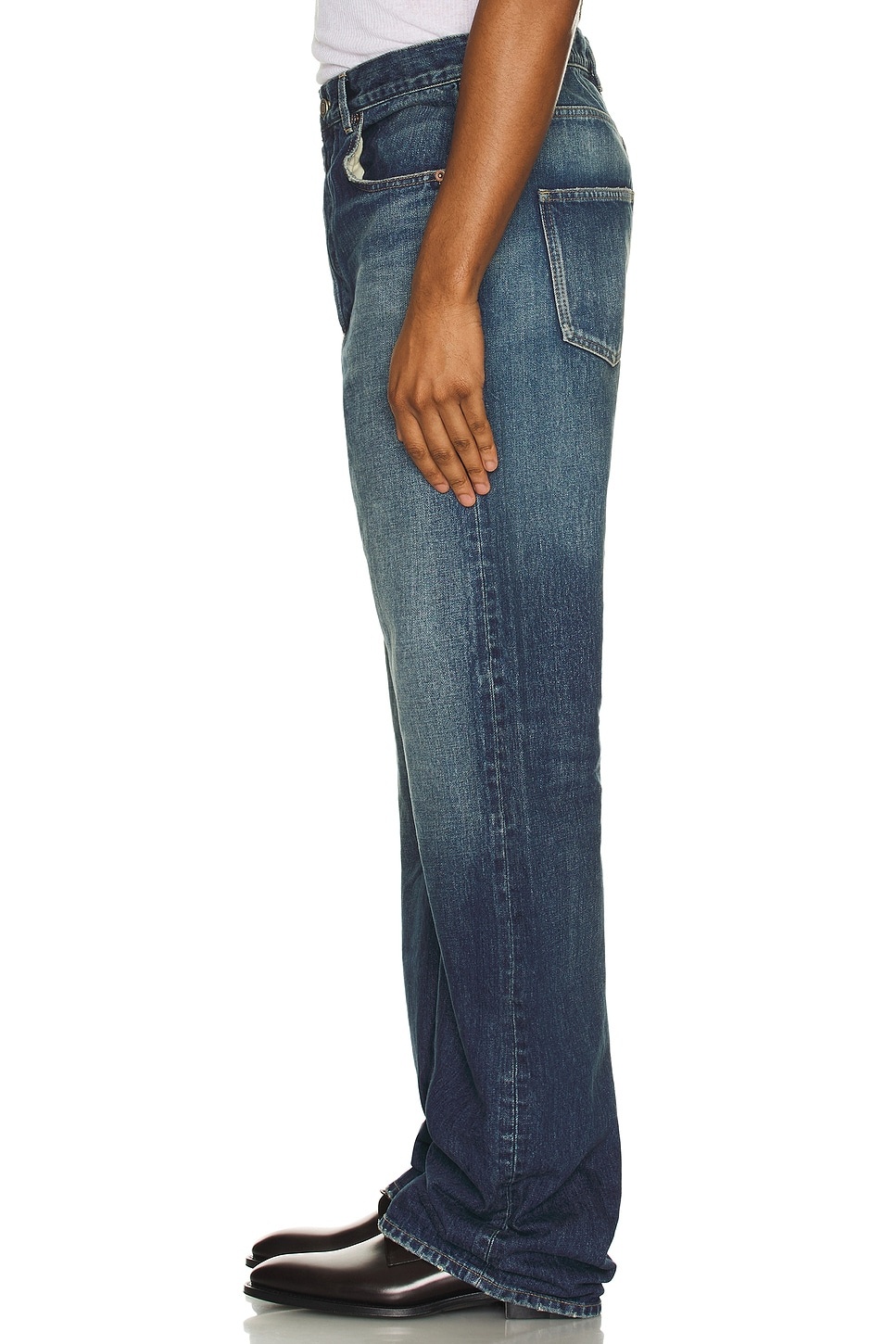 High Rise Wide Leg Jean - 4