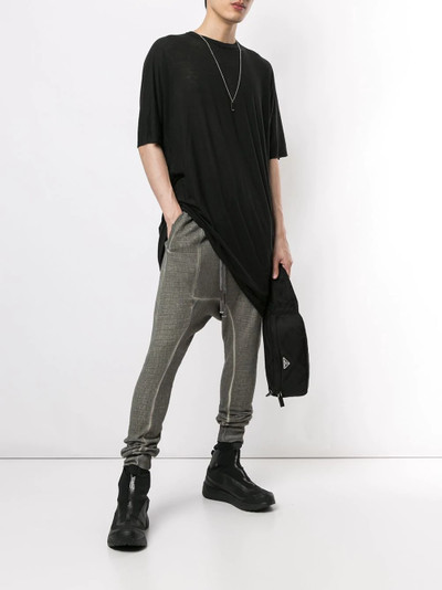 Boris Bidjan Saberi Long John 2 drop-croch trousers outlook