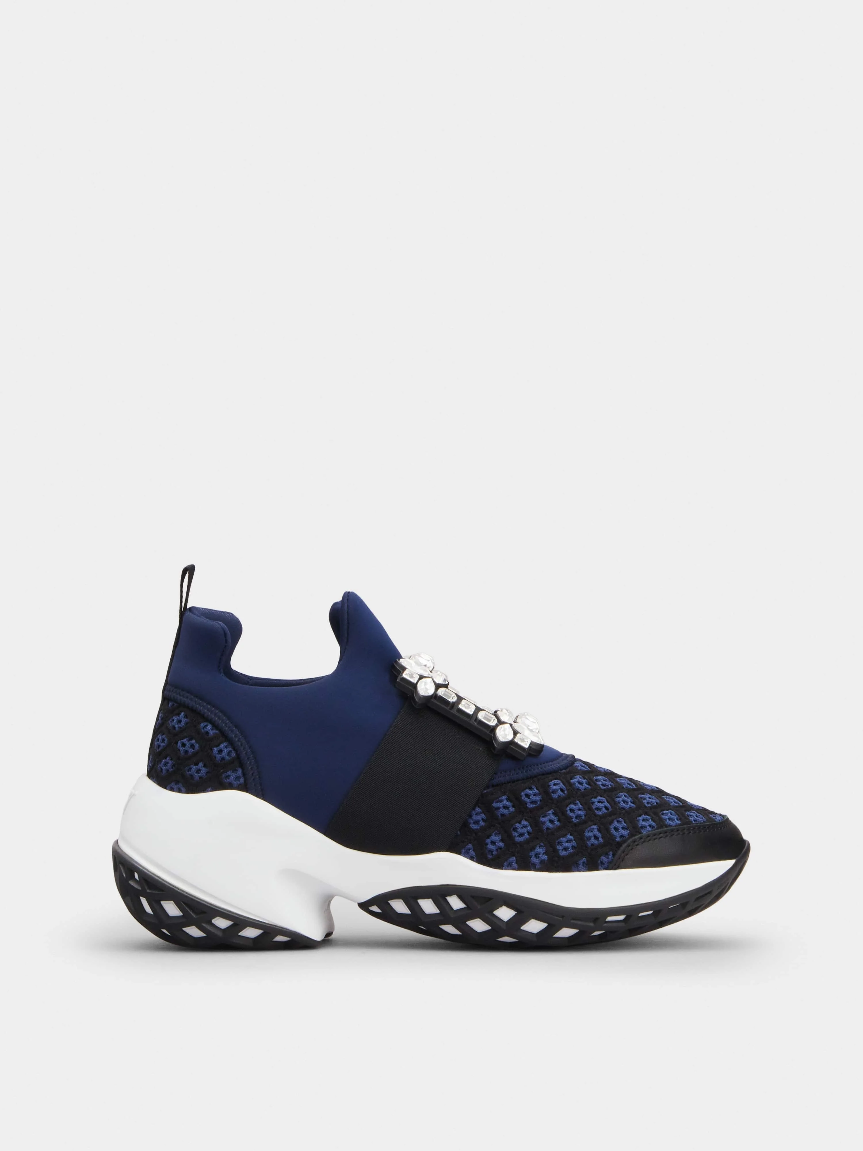 Viv' Run Strass Buckle Sneakers in Technical Fabrics - 1