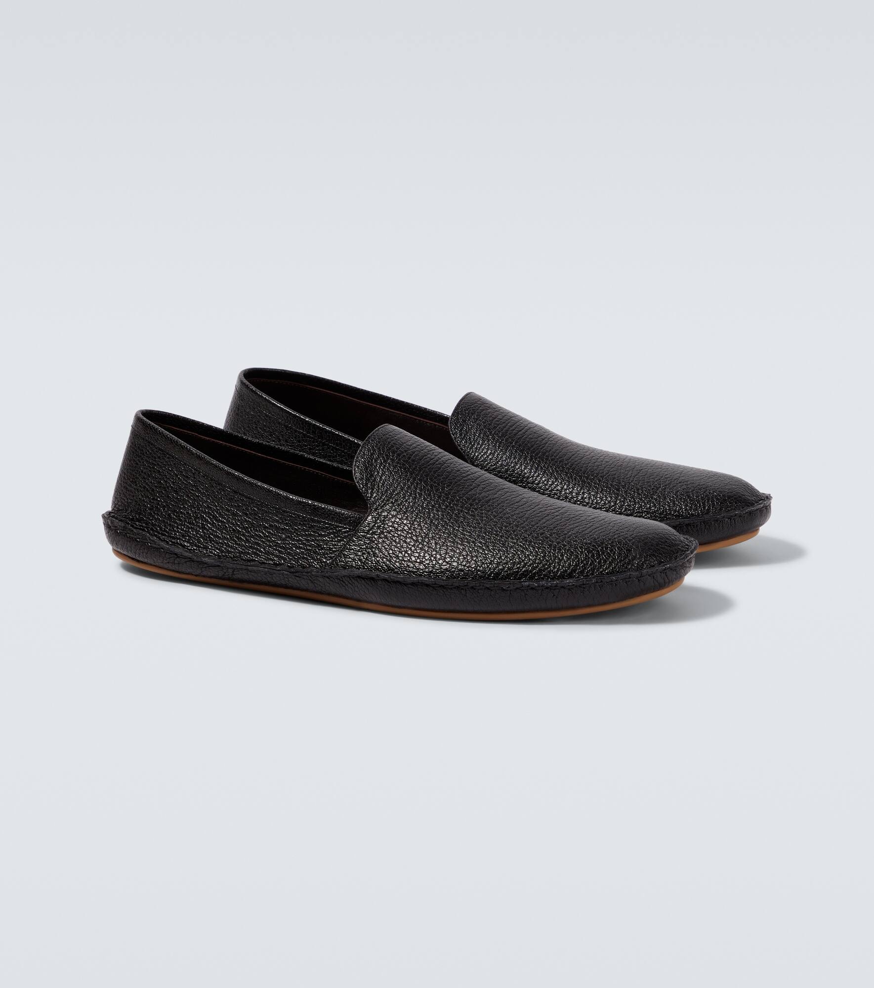 Vasko leather slip-on shoes - 5