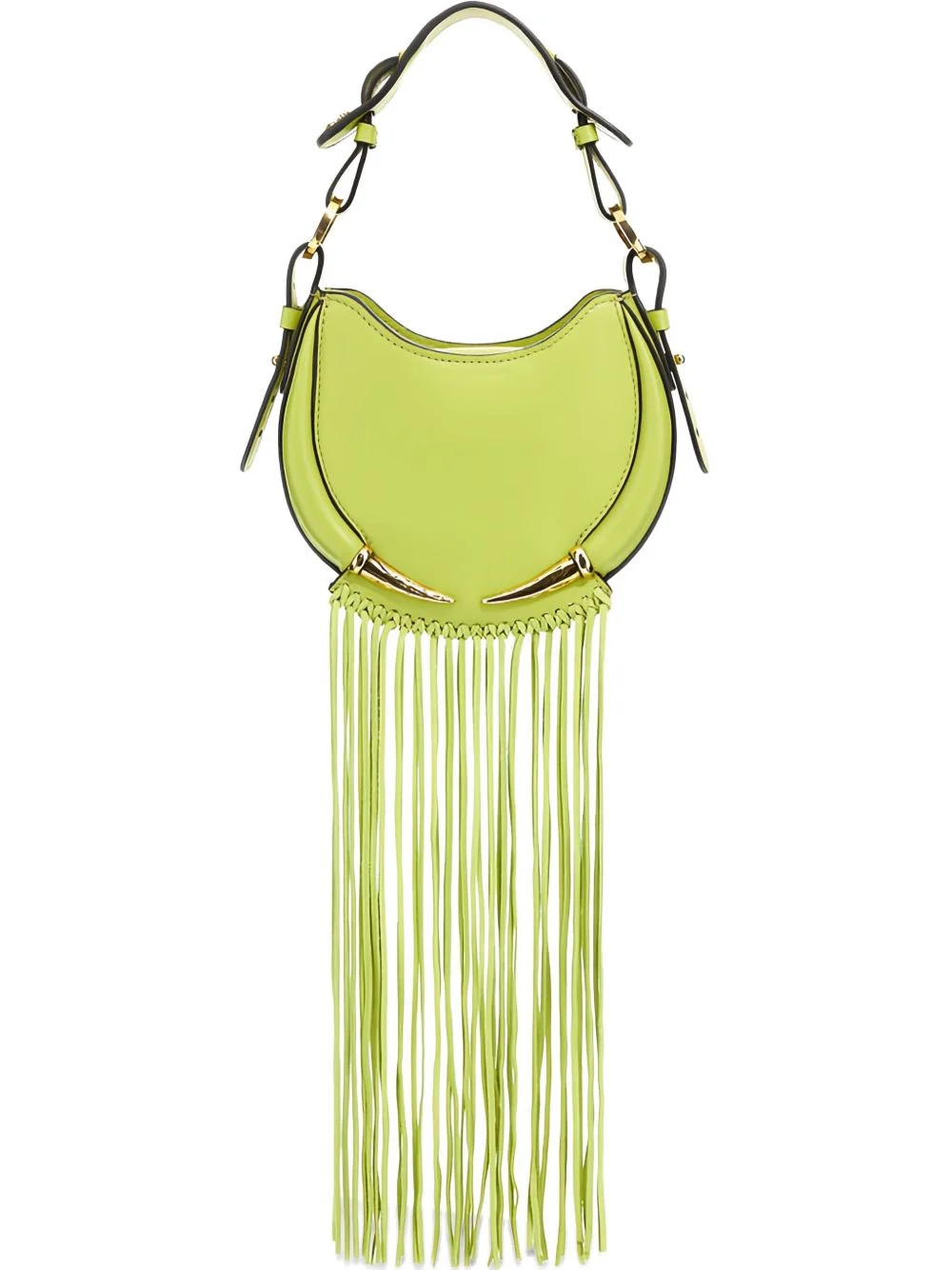 Fang fringe shoulder bag - 1