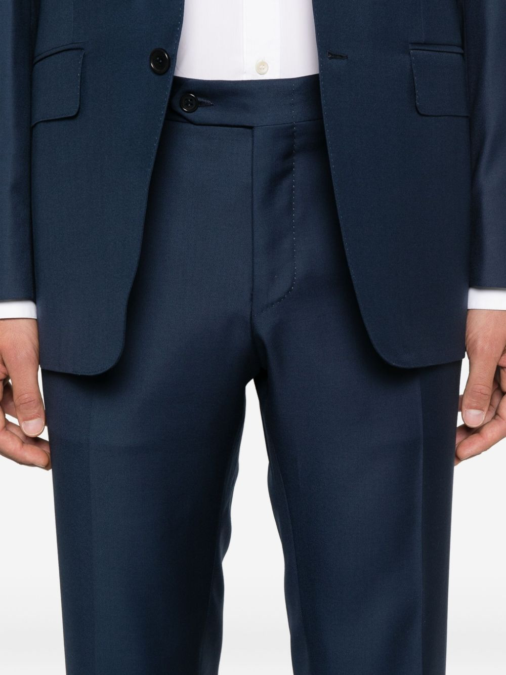 wool two-button suit - 5