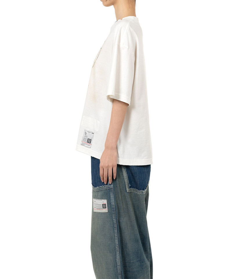 Happy Face Printed Distressed T-shirt 5