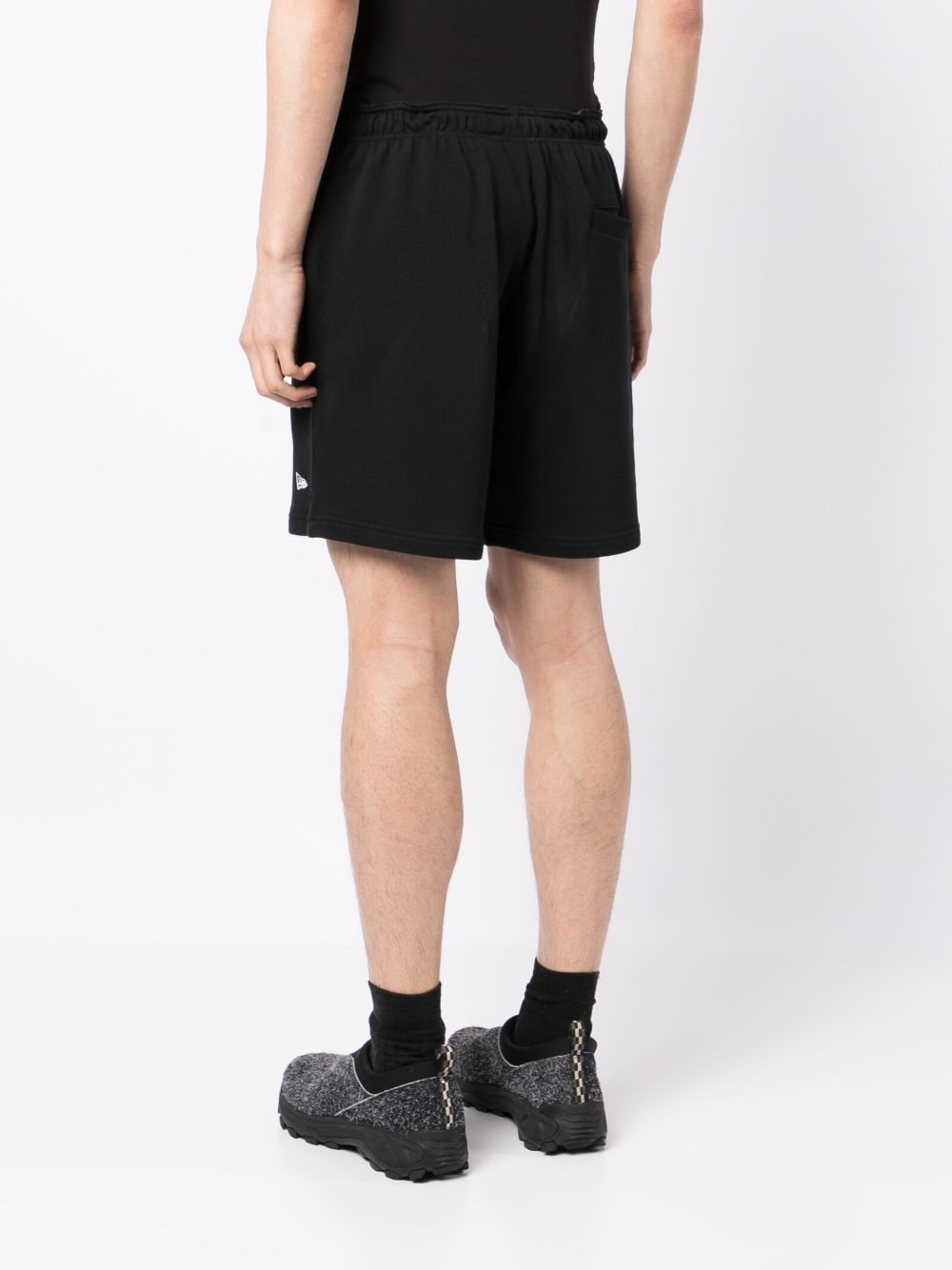 logo-print cotton shorts - 4