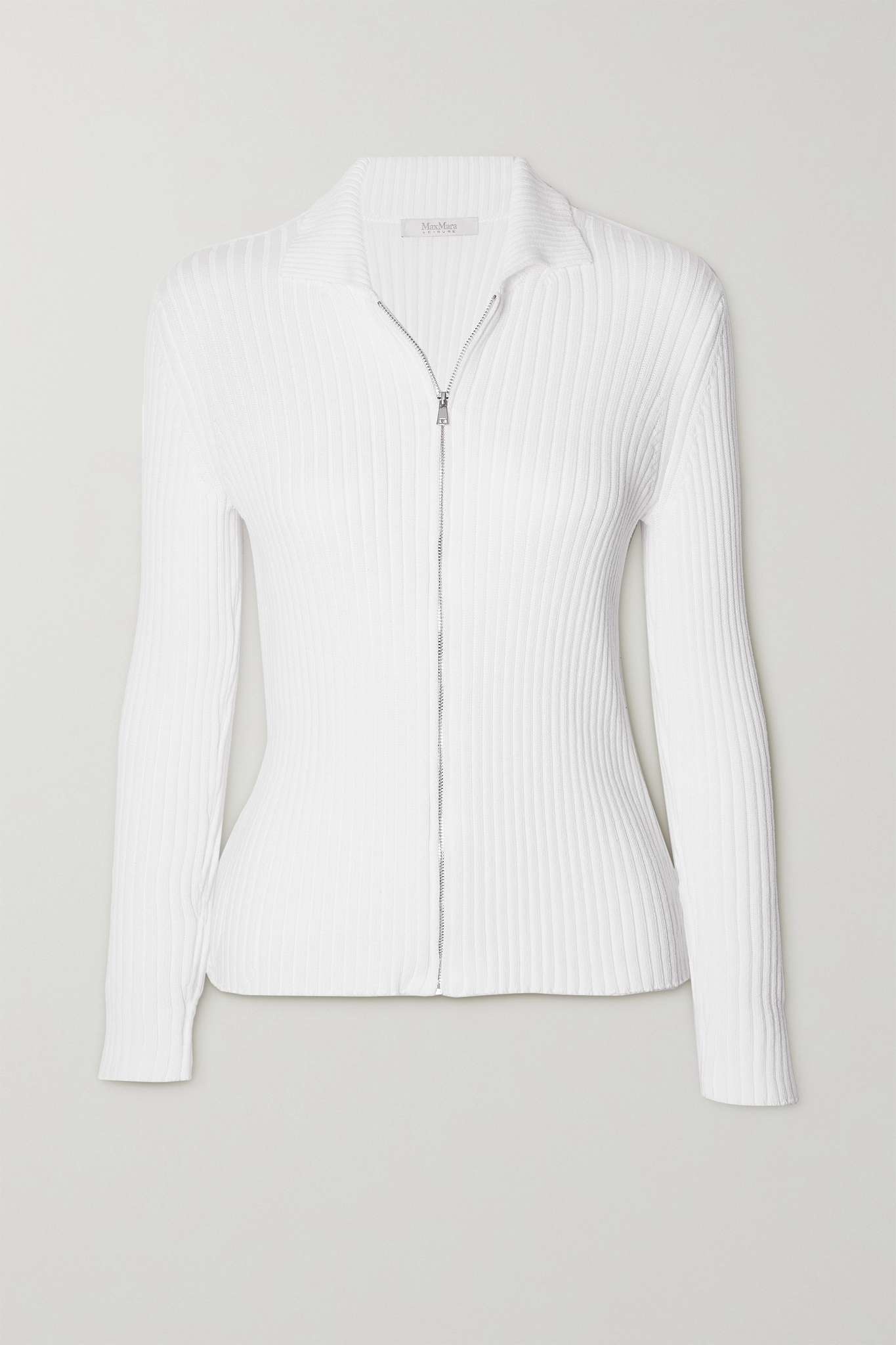 Leisure Calante ribbed cotton-blend cardigan - 1