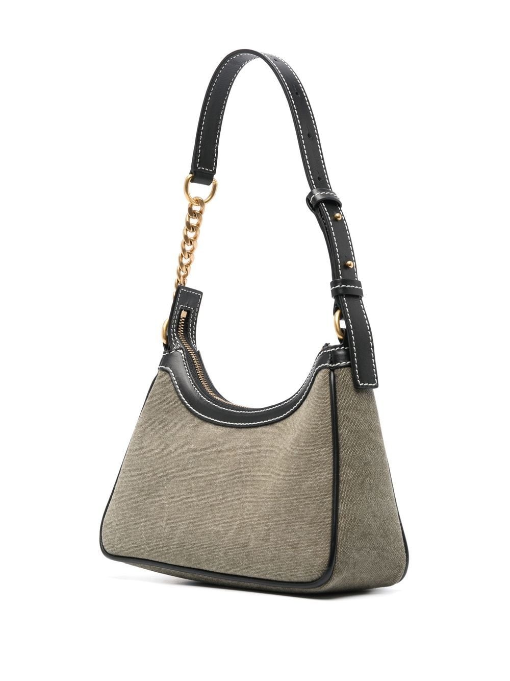 logo-print B-army shoulder bag - 3