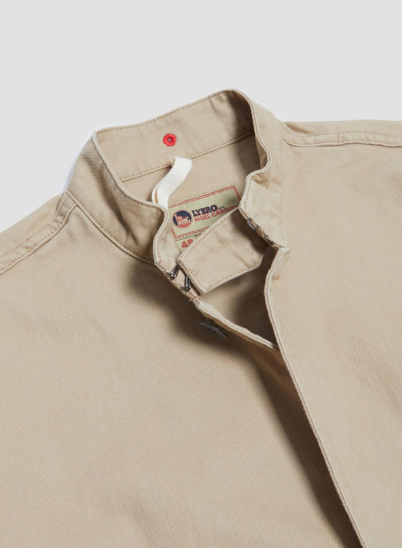 Railroad Jacket Cotton Twill in Tan 5
