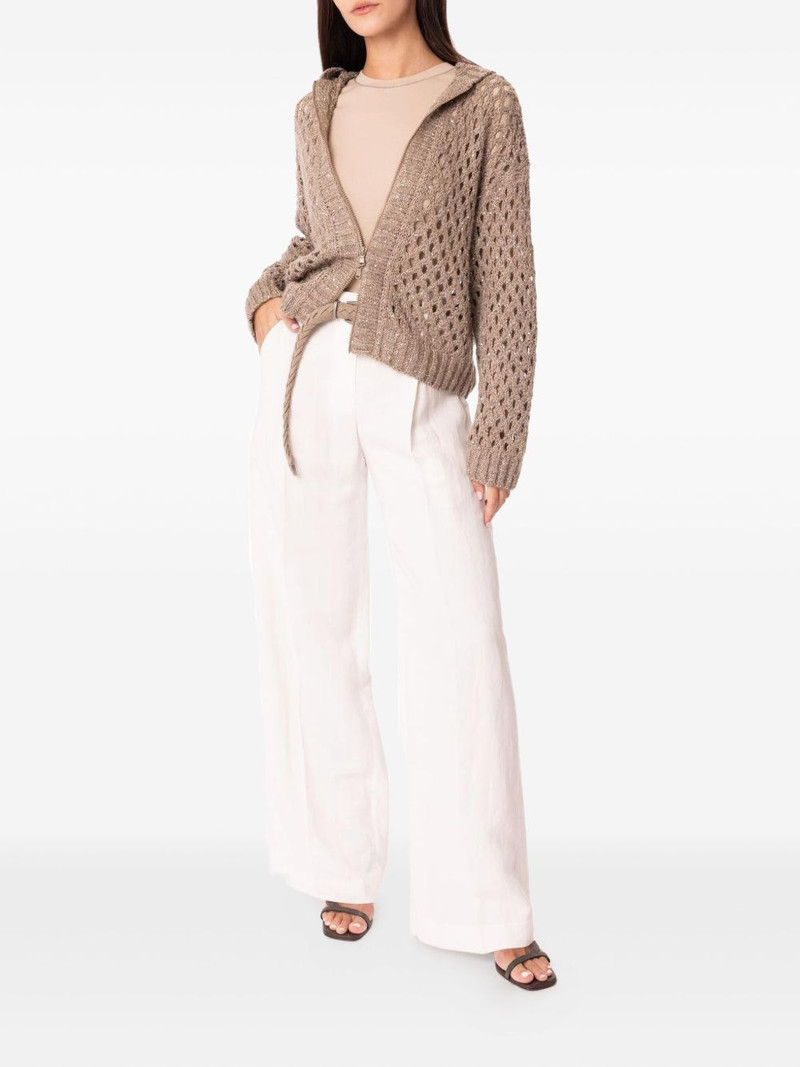 Brunello Cucinelli ribbed long-sleeve top outlook
