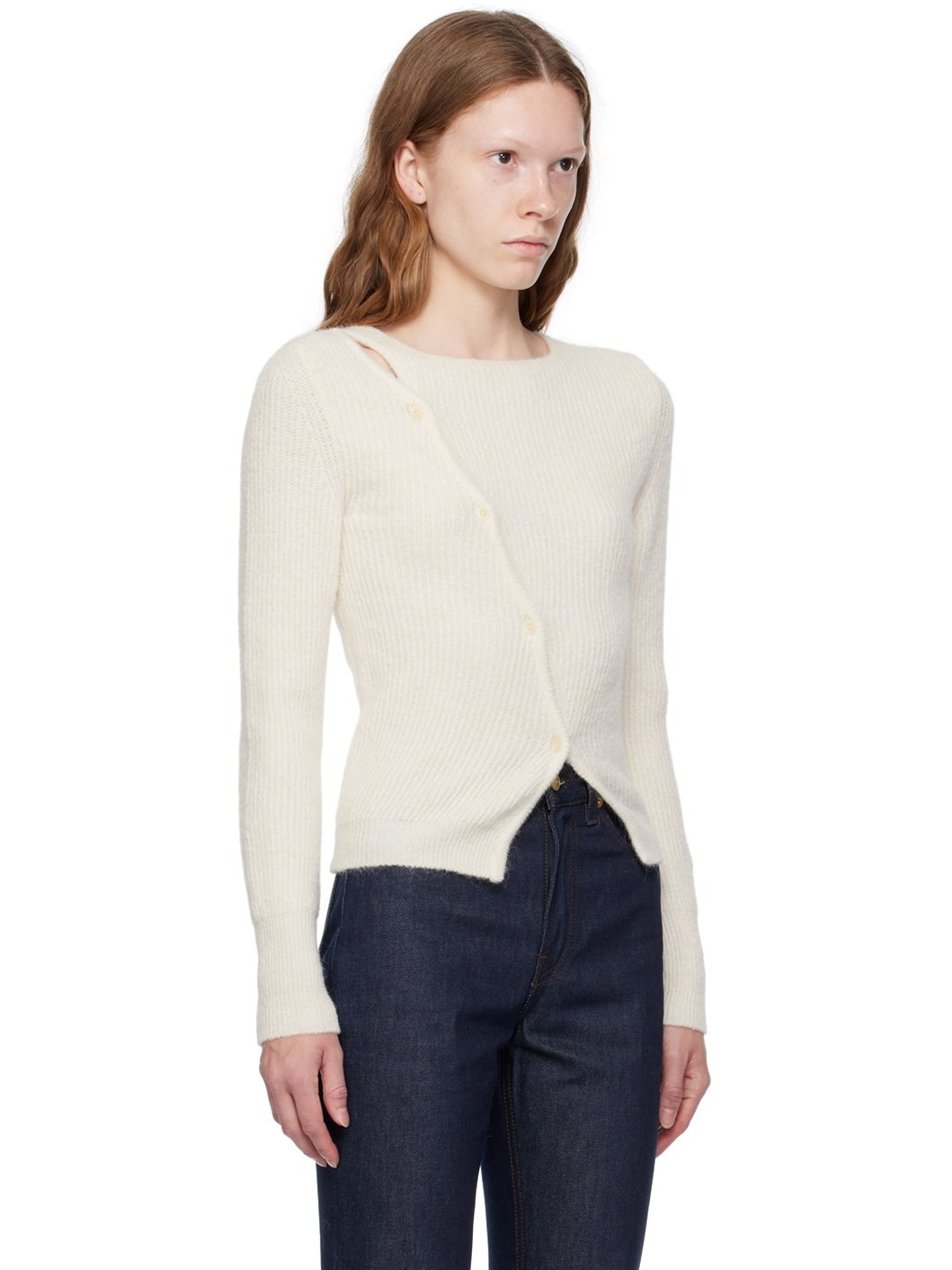 White Le Chouchou 'La Maille Pau' Cardigan - 2