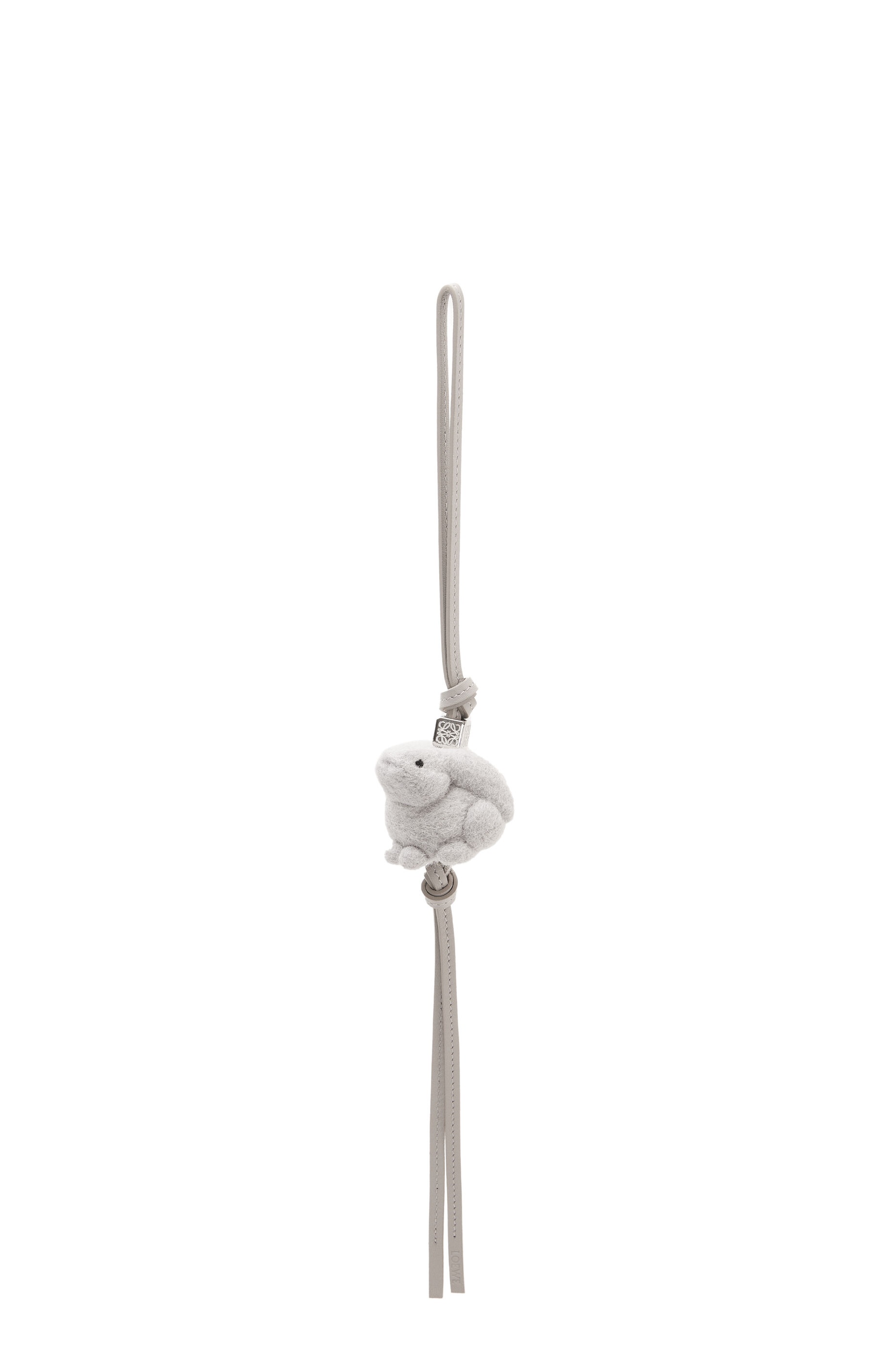 Bunny charm in felt and calfskin - 1