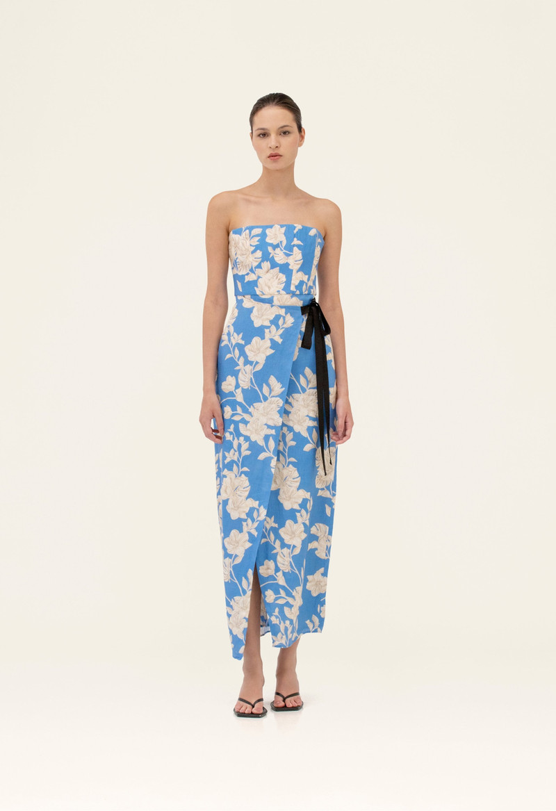 Agua by Agua Bendita Cinéfila Madera Maxi Dress outlook