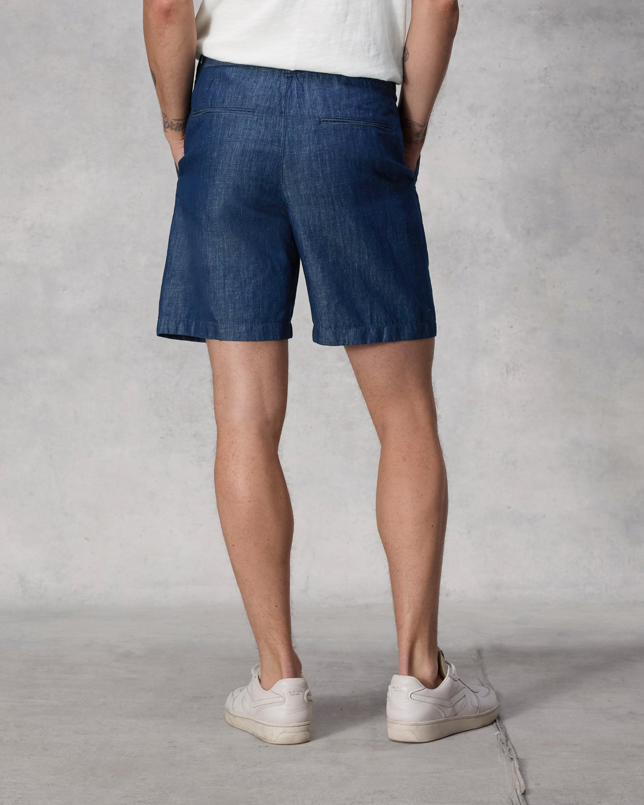 Elliot Pleated Denim Short
Slim Fit - 4