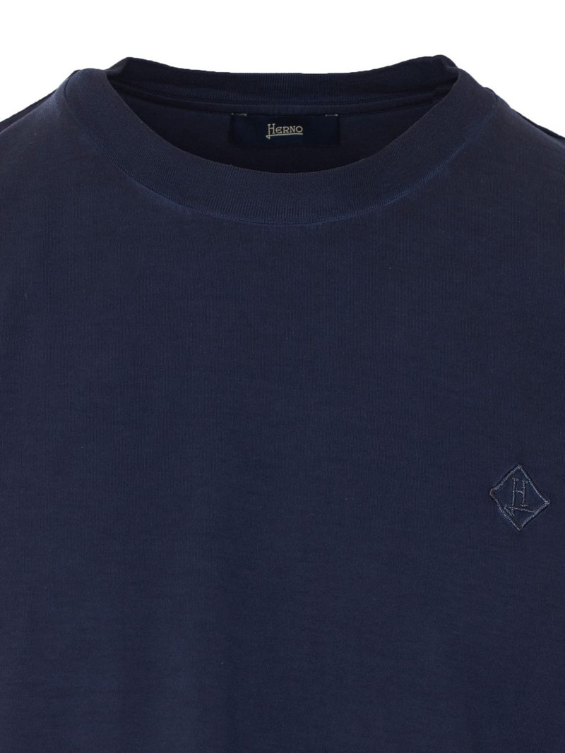 embroidered-logo crew-neck T-shirt 4