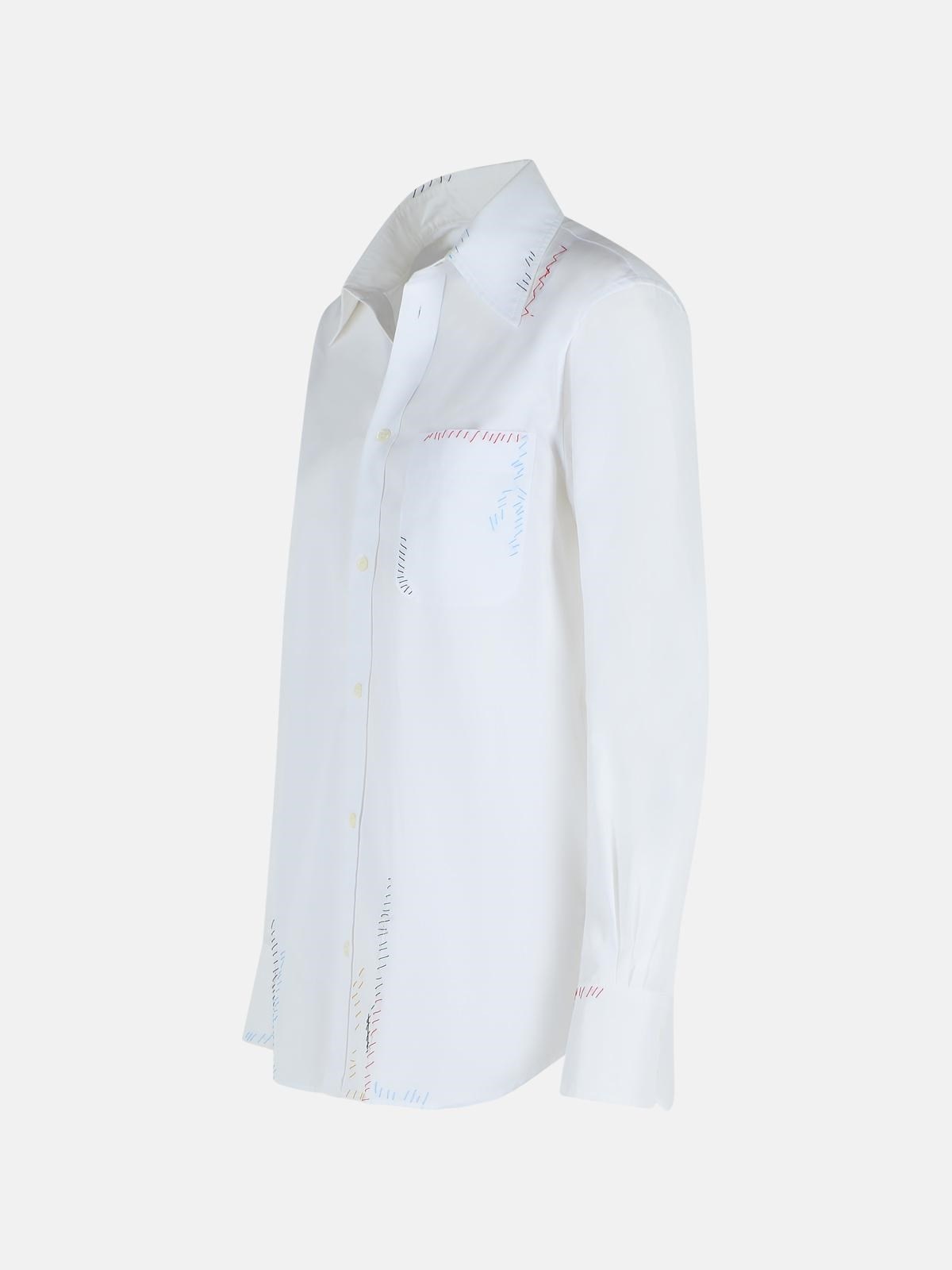 WHITE COTTON SHIRT - 2