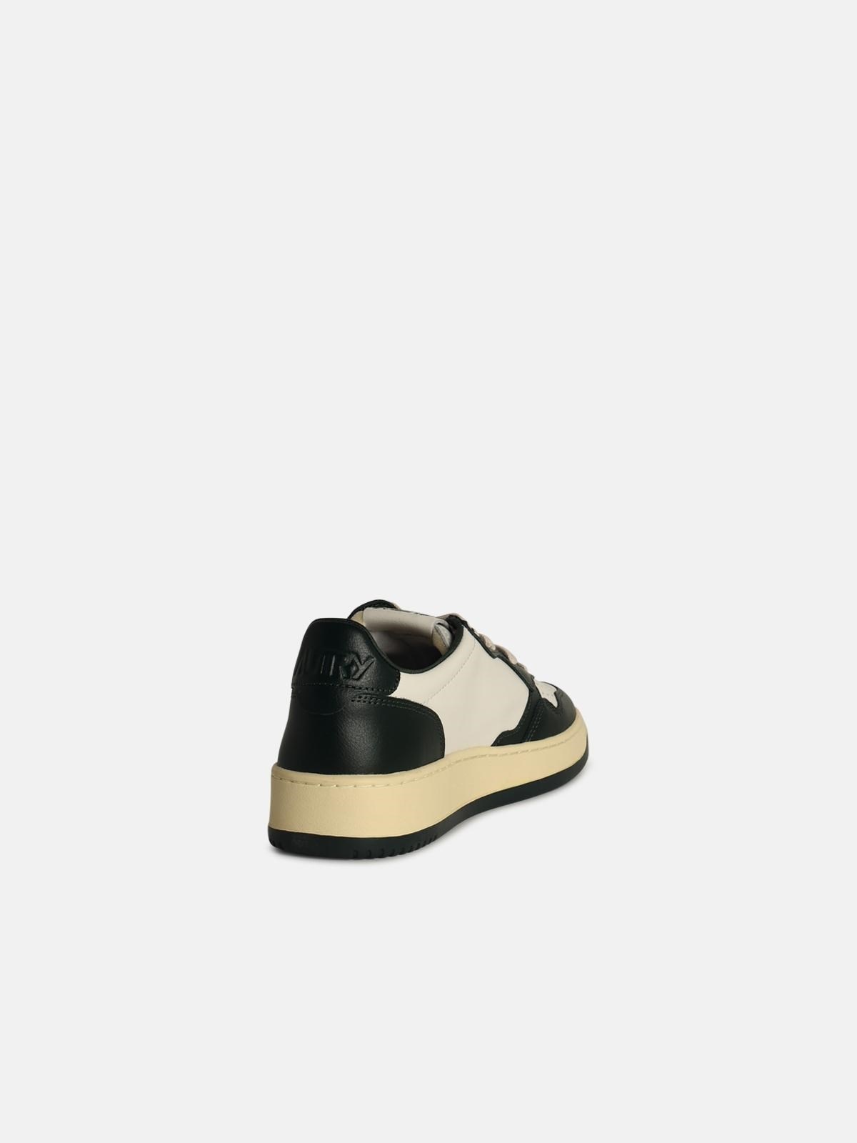 'MEDIALIST' WHITE LEATHER SNEAKERS - 3