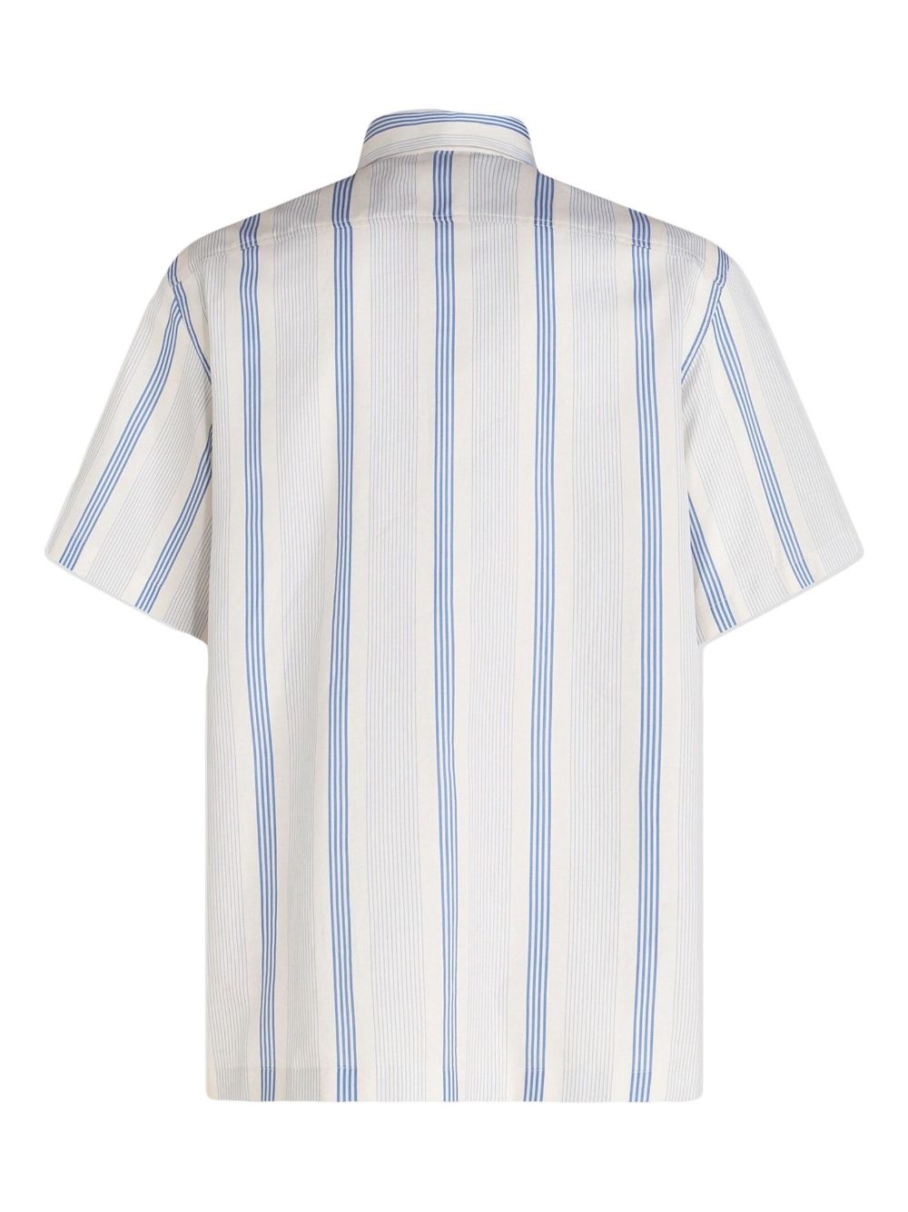 Pegaso logo-embroidered cotton shirt - 5