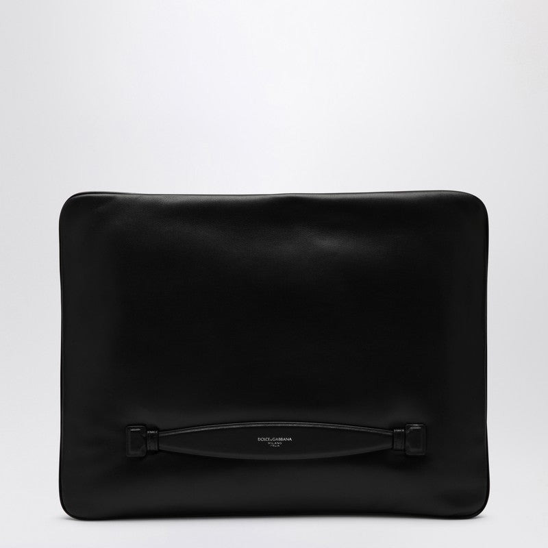 Dolce&Gabbana Black Nappa Leather Handbag Men - 1