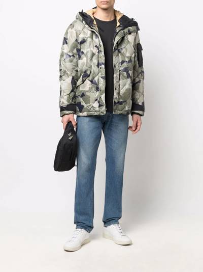 rag & bone camouflage-print down jacket outlook