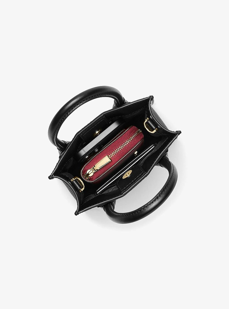 Mercer Extra-Small Pebbled Leather Crossbody Bag 4