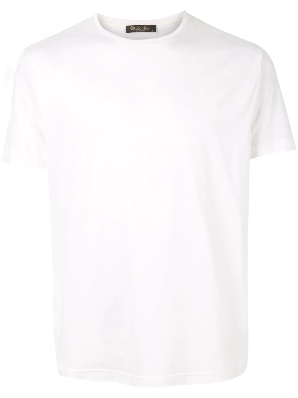plain crew-neck T-shirt - 1