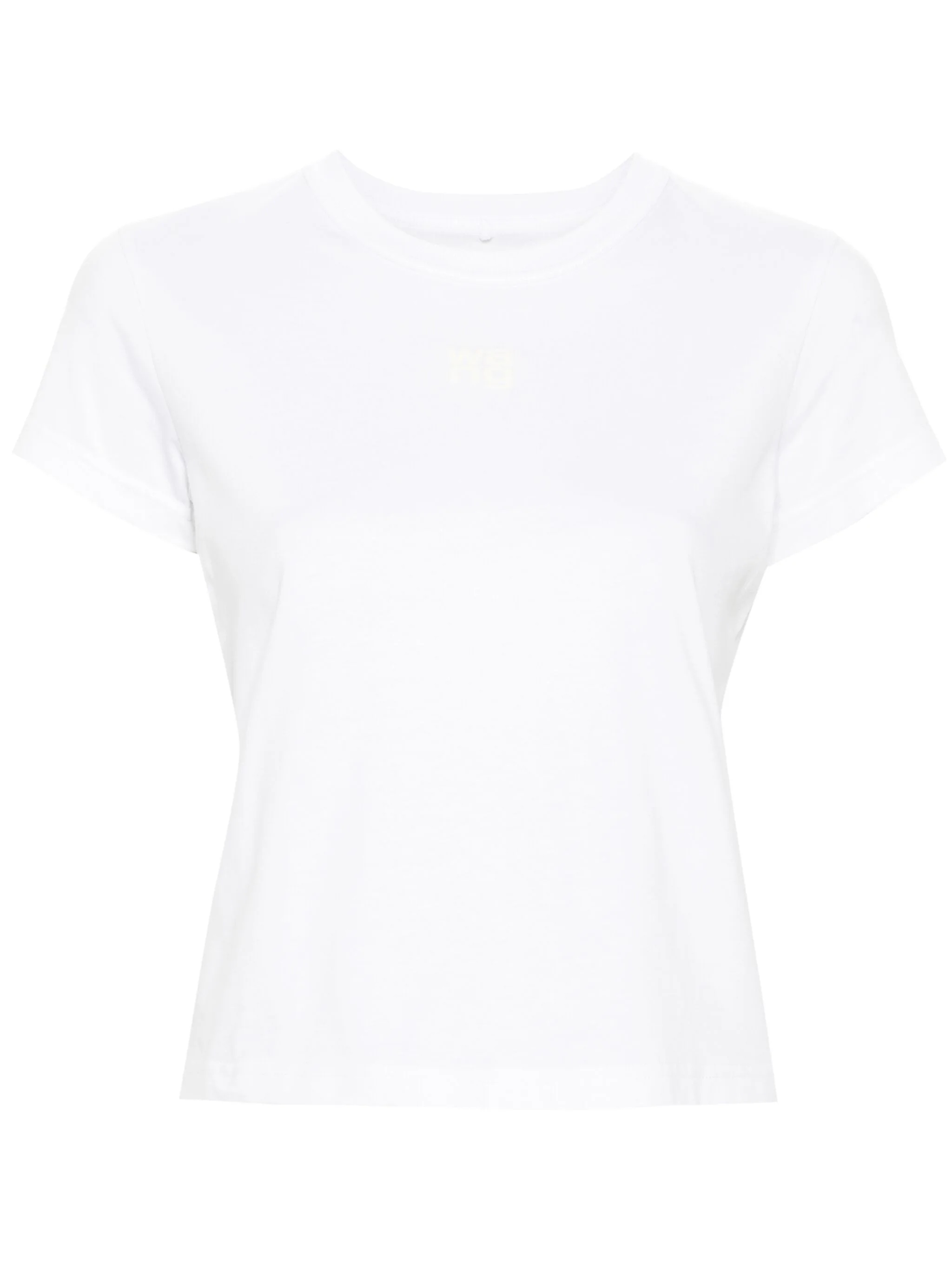 T BY ALEXANDER WANG Women Essential Jersey Puff Logo Shrunk Tee - 5