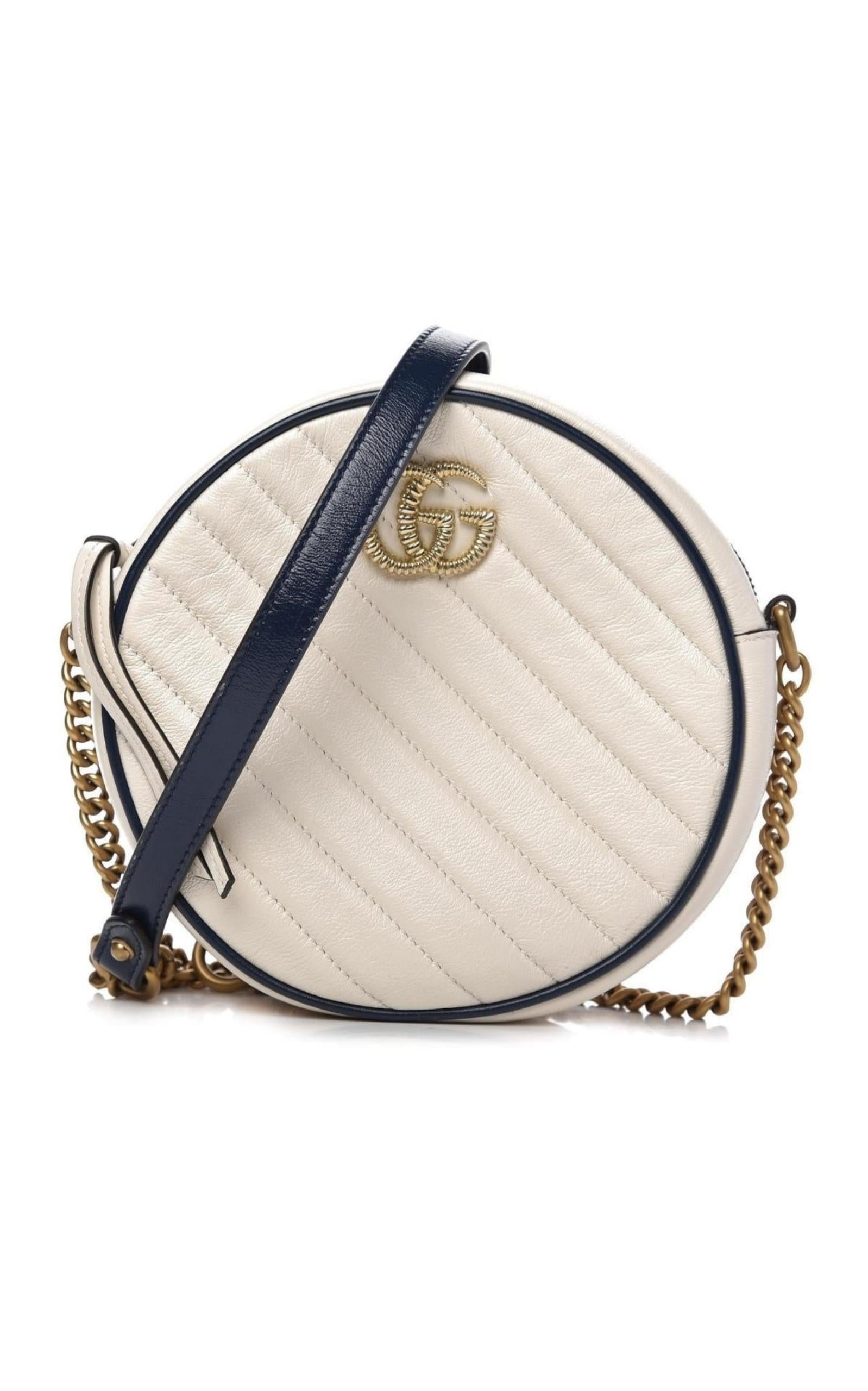 GG Marmont Round Shoulder Bag - 1