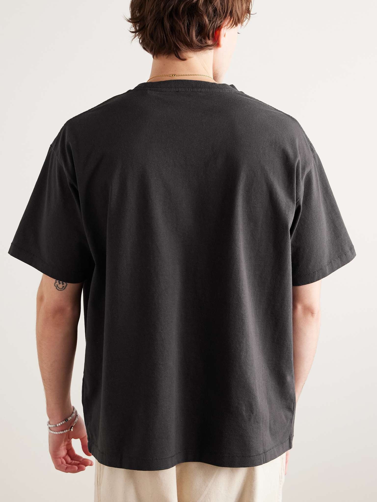 Game Point Bead-Embellished Cotton-Jersey T-Shirt - 3