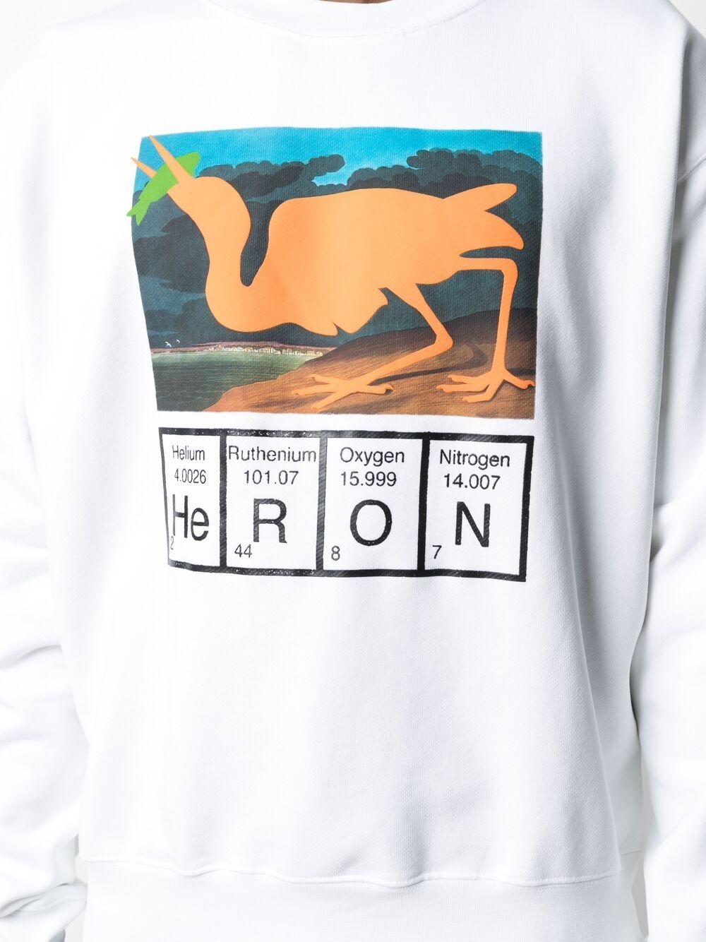 periodic table print sweatshirt - 5