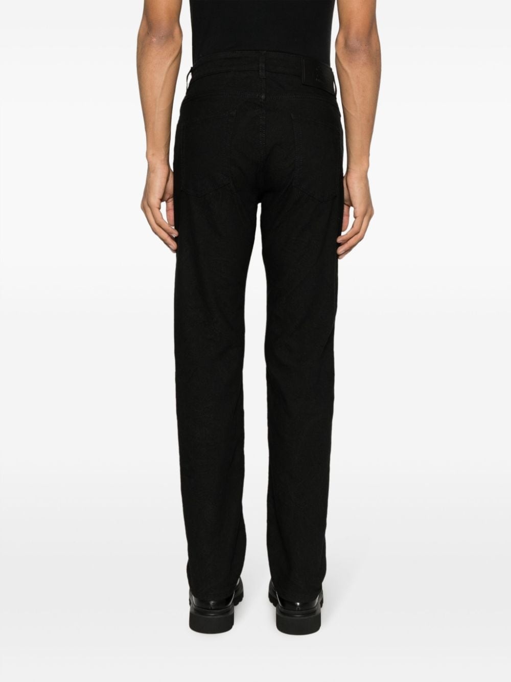 jacquard slim-fit jeans - 4