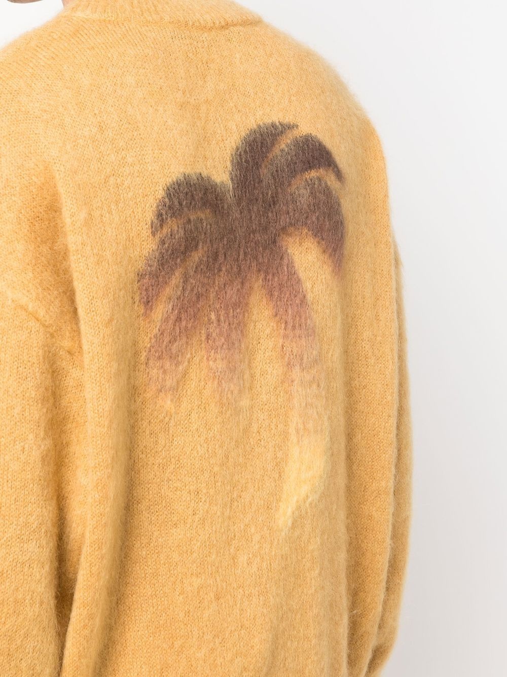 palm-motif crew-neck jumper - 5