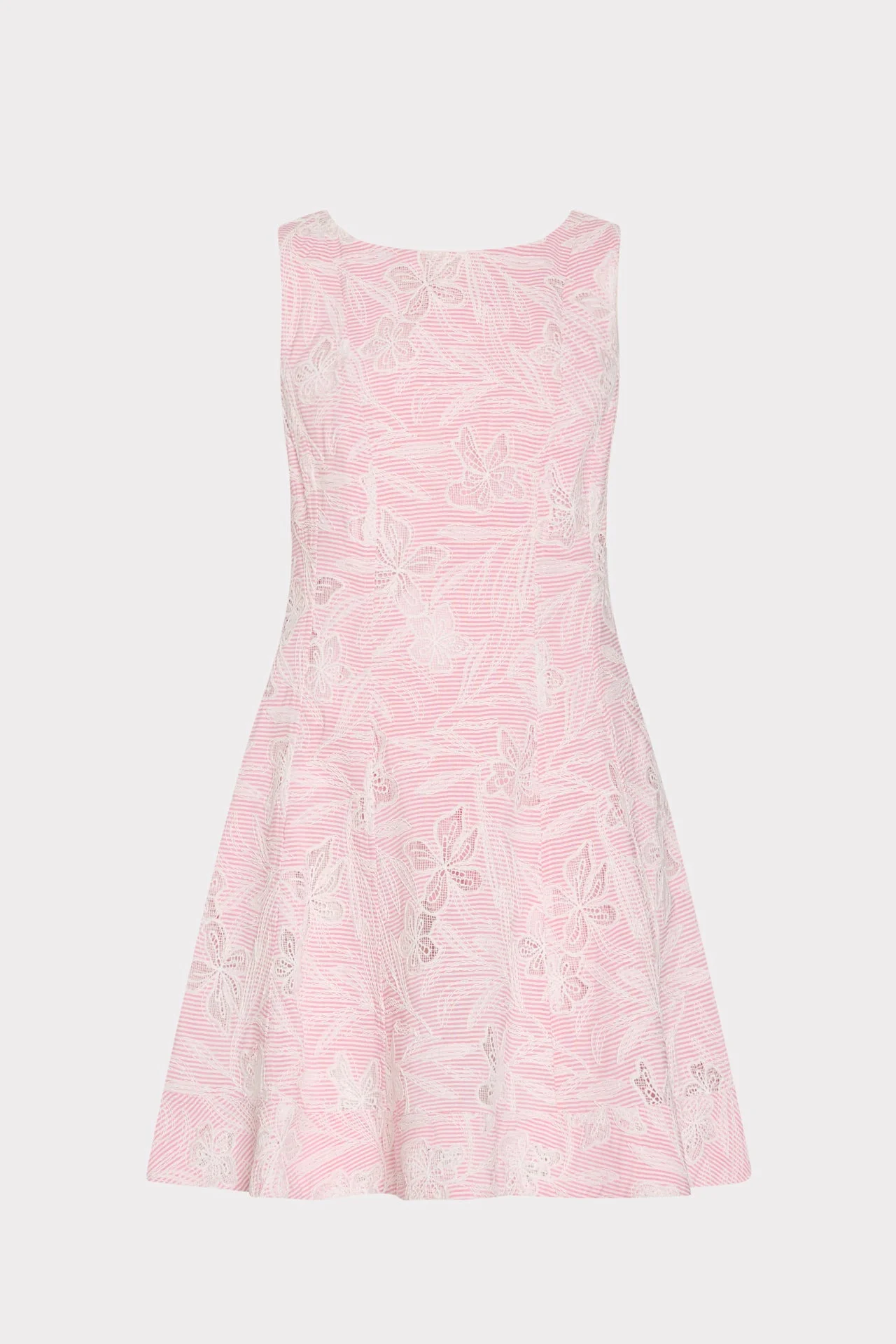 Poppy Embroidered Mini Dress - 1