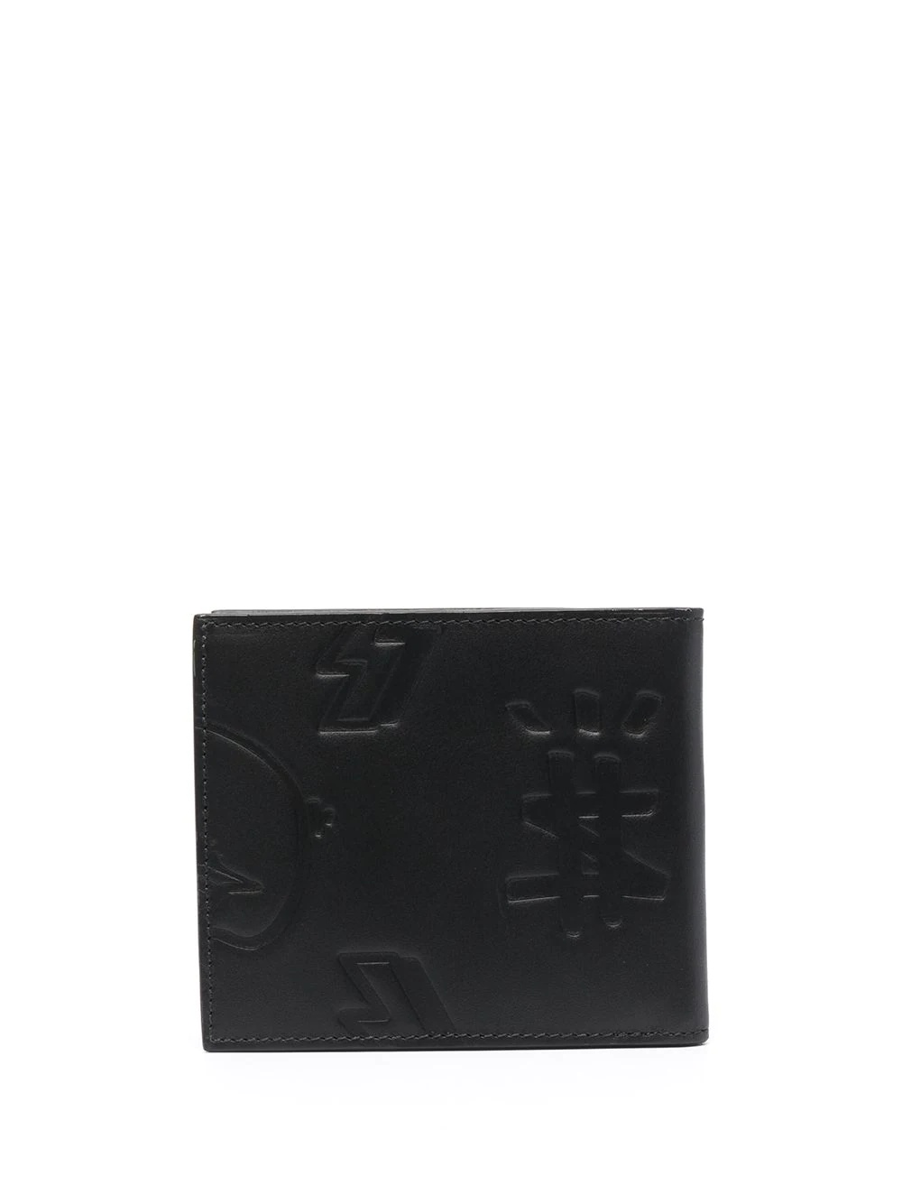 embossed logo wallet - 2