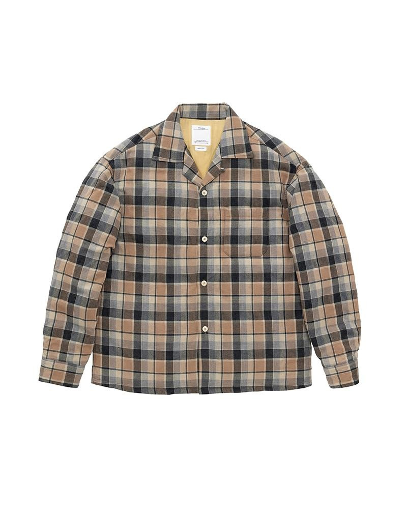 KEESEY CHECK DOWN JKT BEIGE - 1