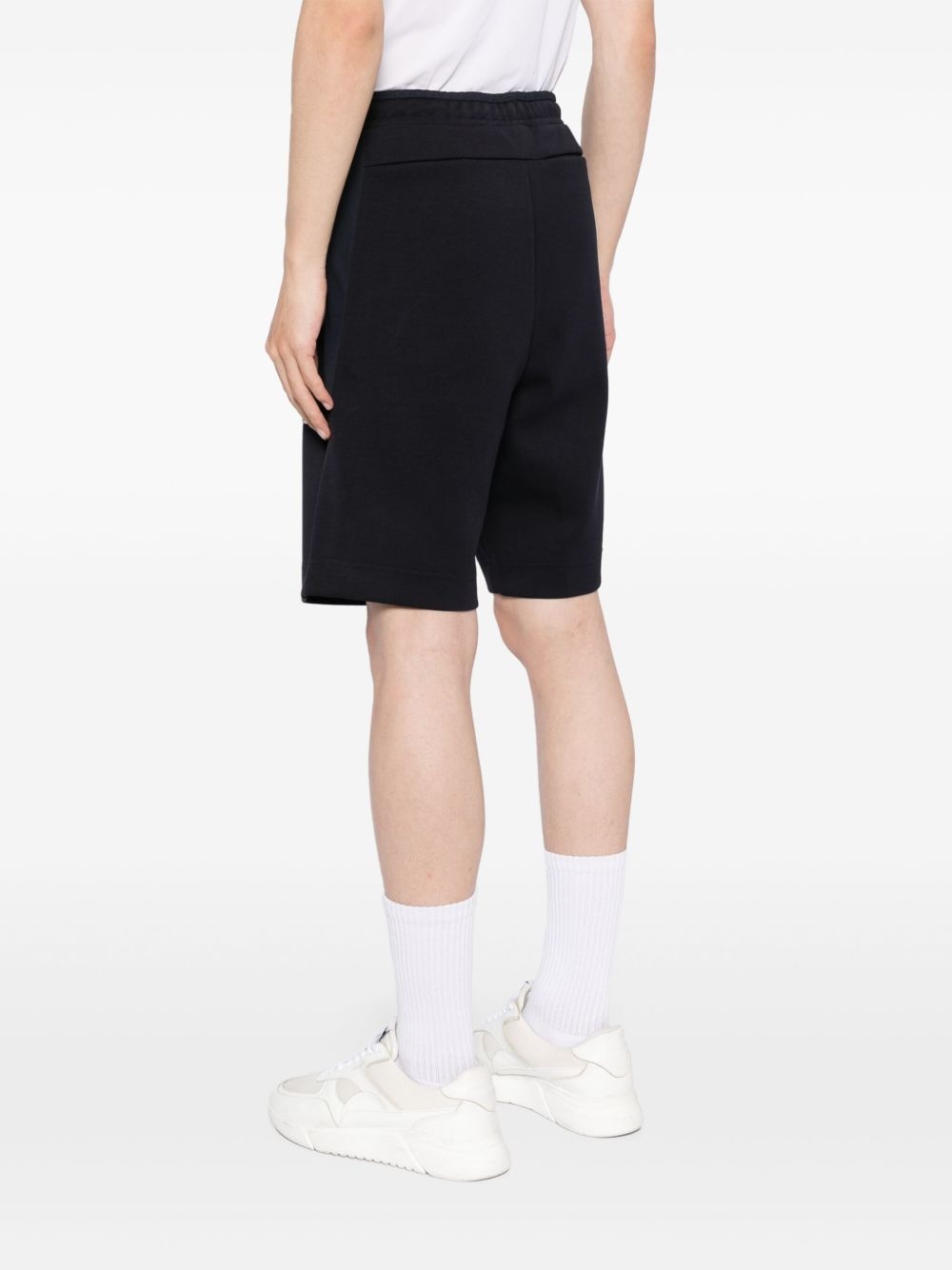 logo-print track shorts - 4