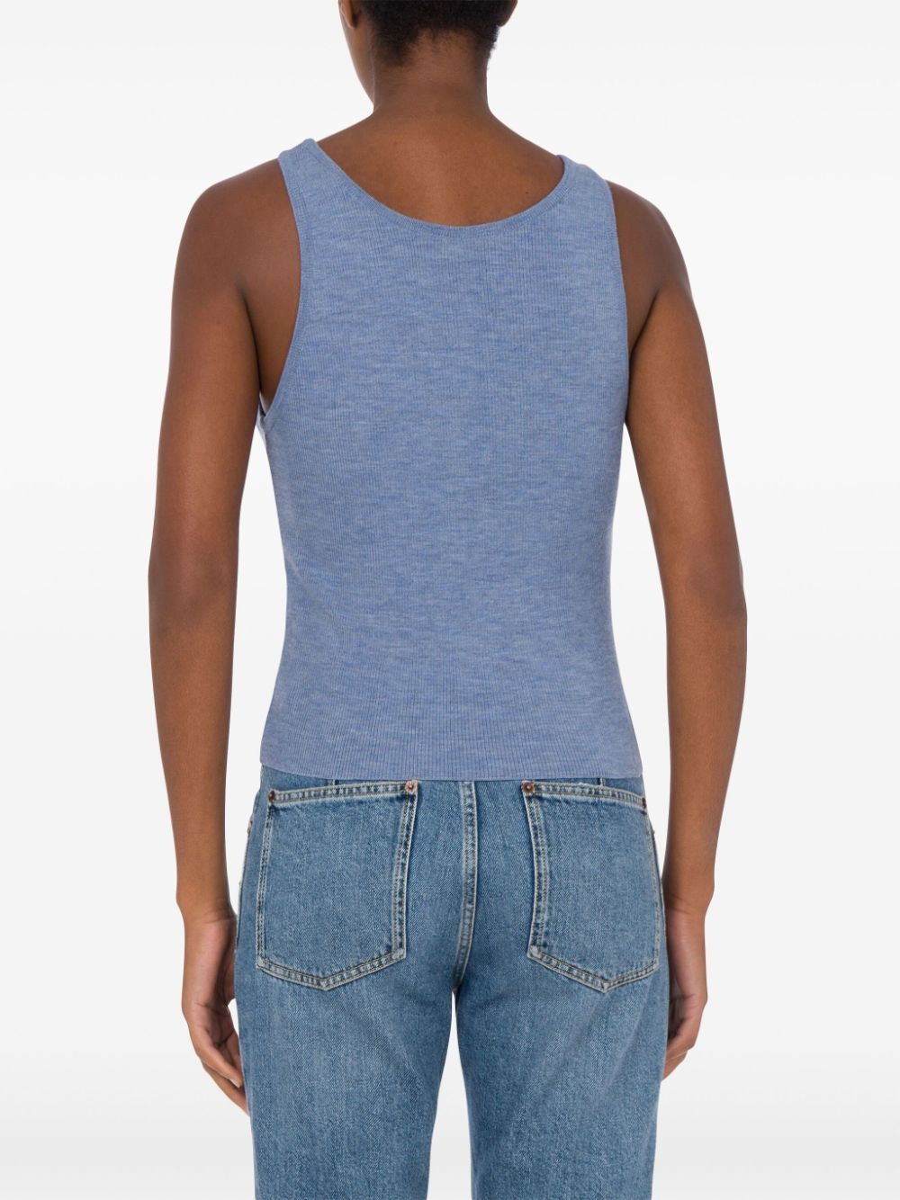 fine-ribbed top - 3
