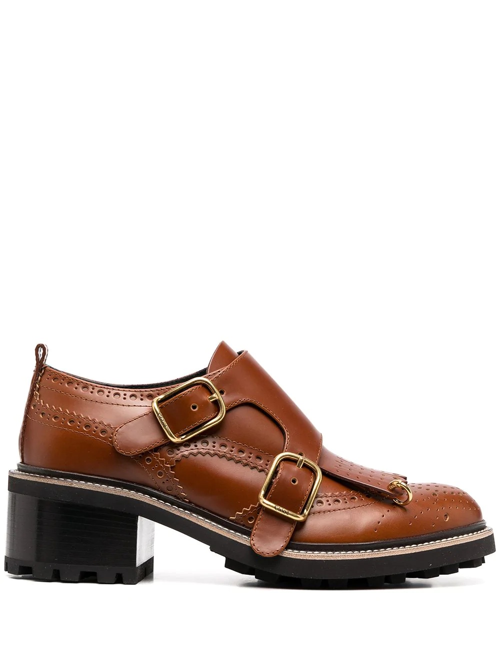 double monk strap shoes - 1