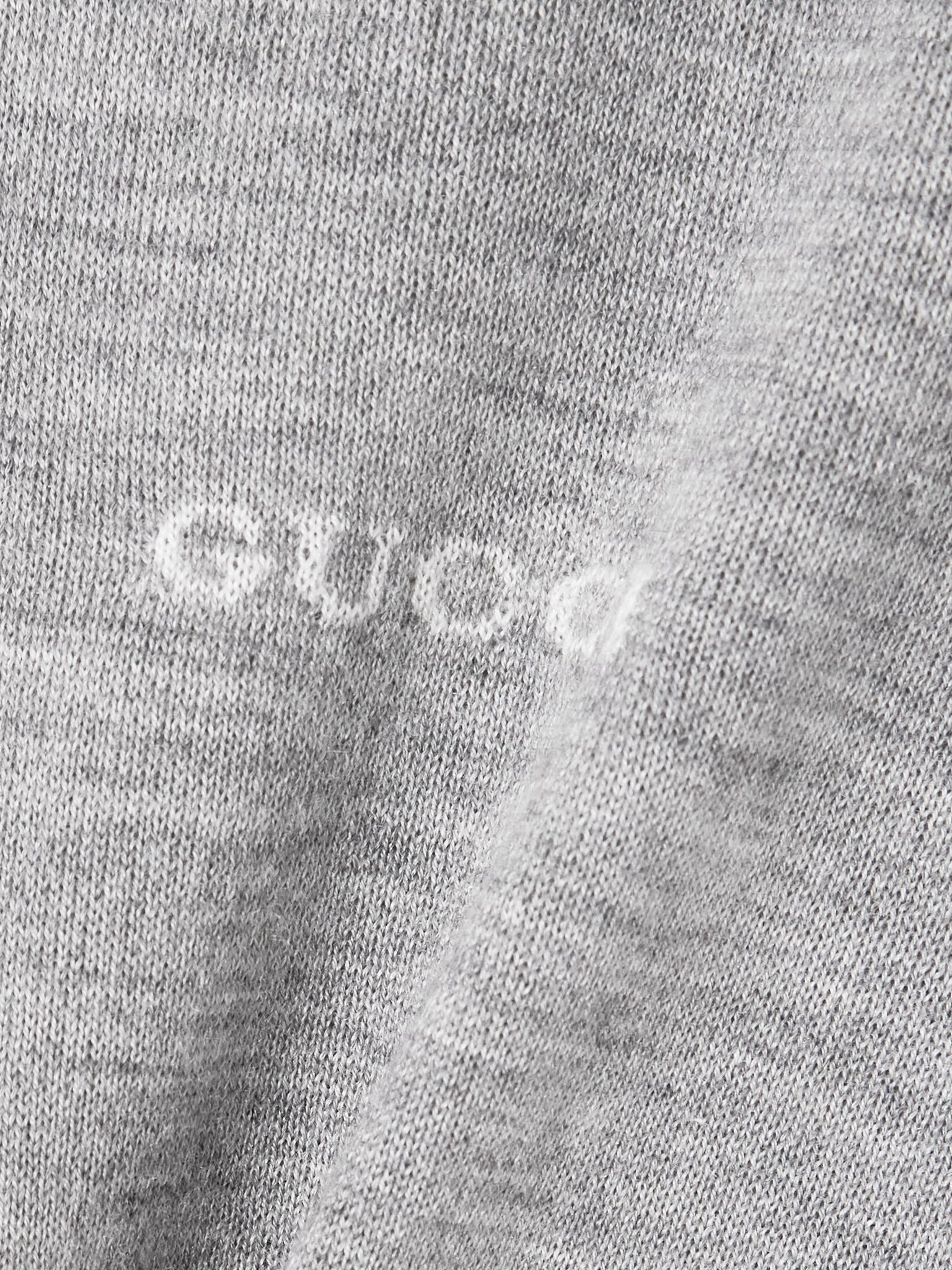 Cashmere and silk-blend sweater Gray - 5