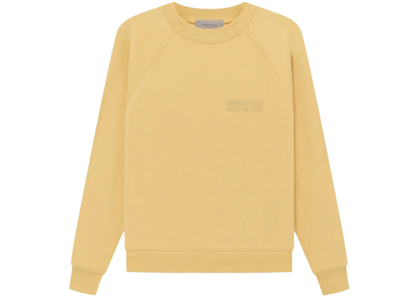 Fear of God Essentials Crewneck Sweatshirt Light Tuscan - 1