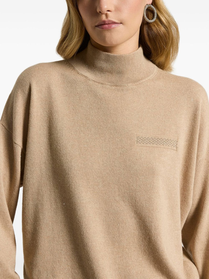 high-neck pocket sweater 4