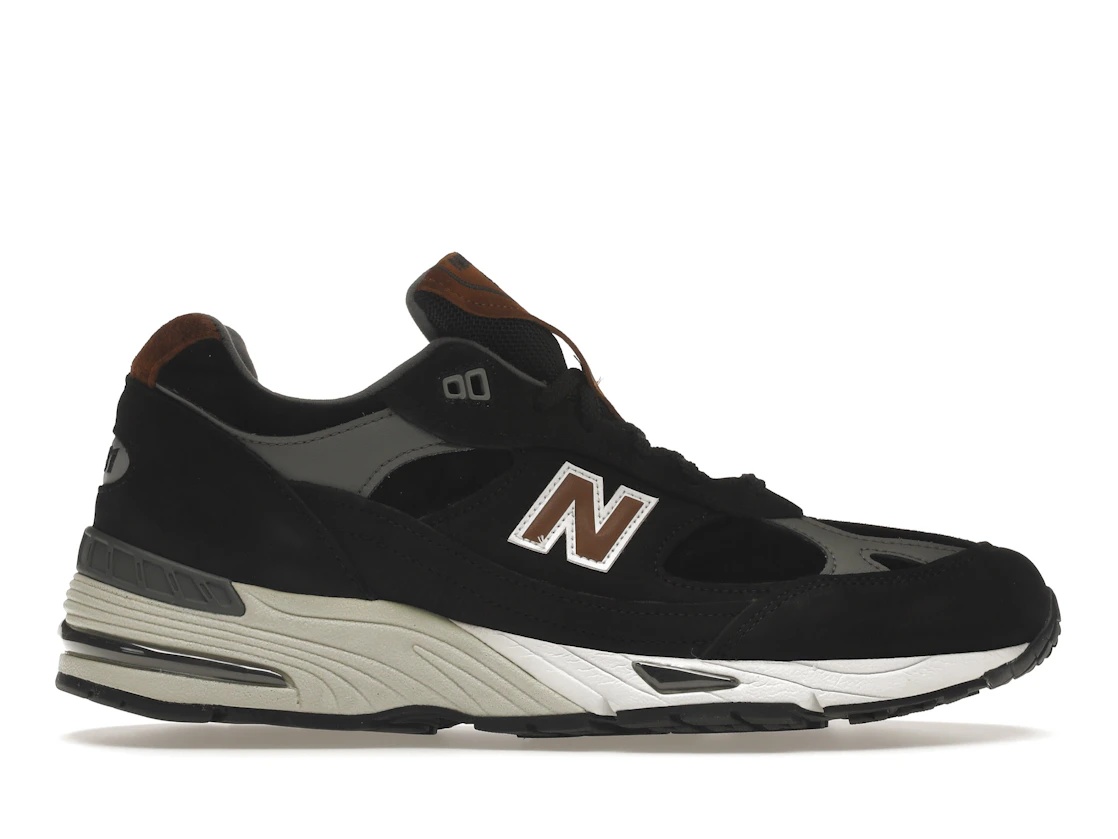 New Balance 991 MiUK Black Grey Brown - 1