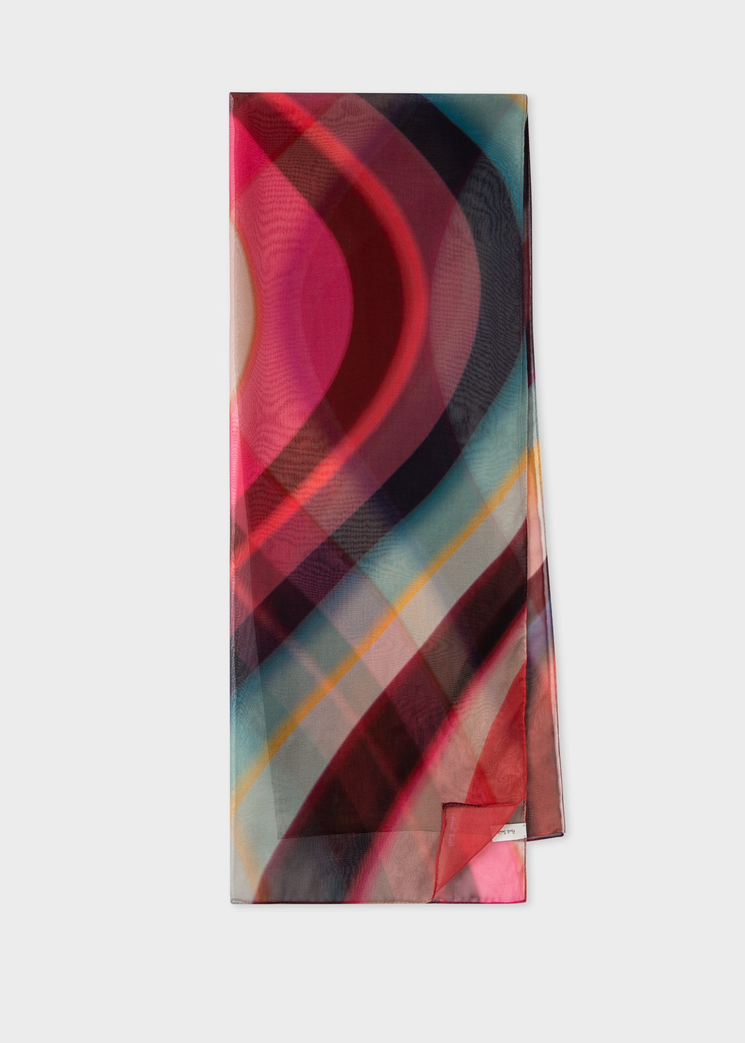 'Spray Swirl' Silk Scarf - 1