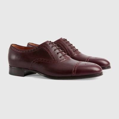GUCCI Men's shoe with brogue details outlook