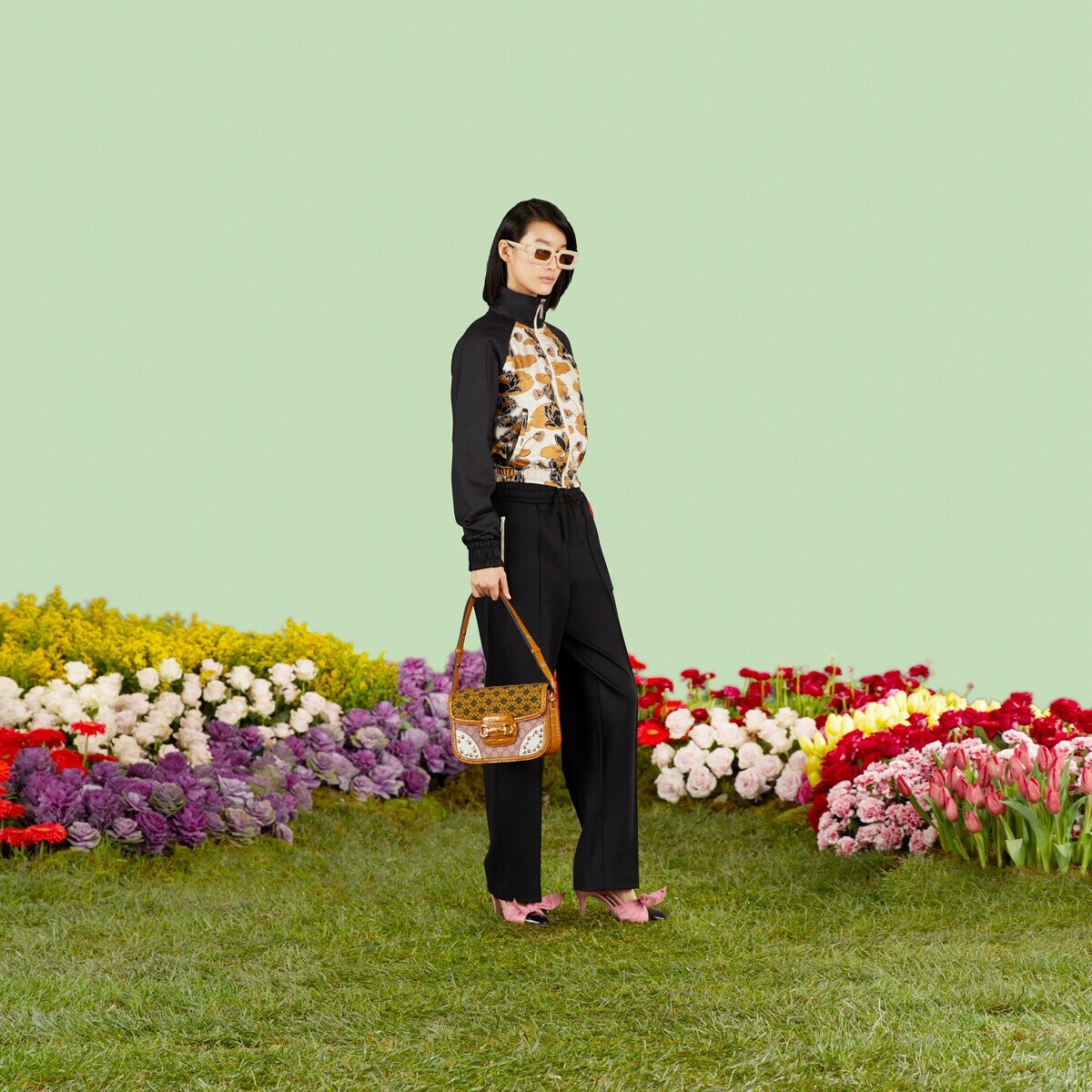 Jersey pants with embroidery - 2