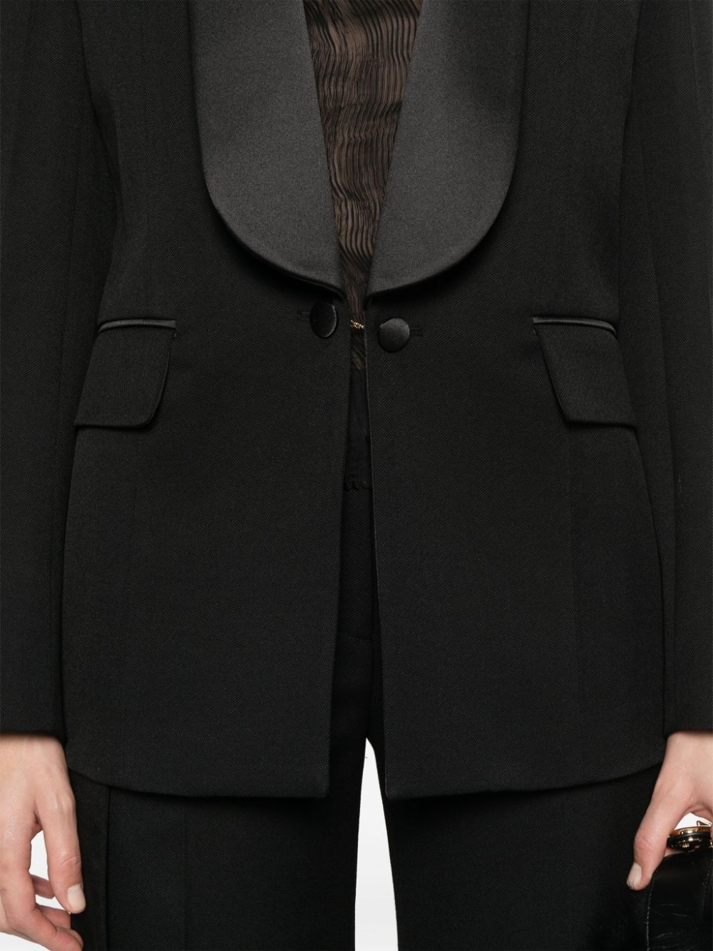 shawl-collar blazer - 5