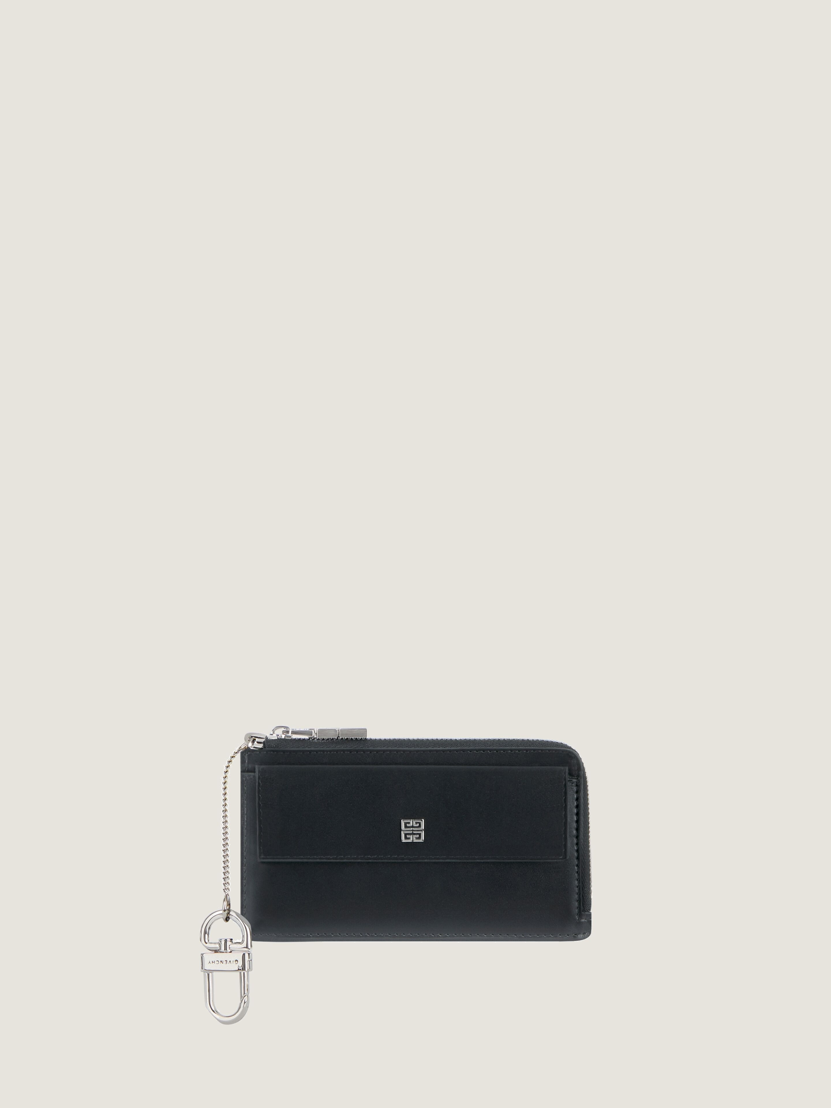 ZIPPED CARD HOLDER IN 4G BOX LEATHER - 1