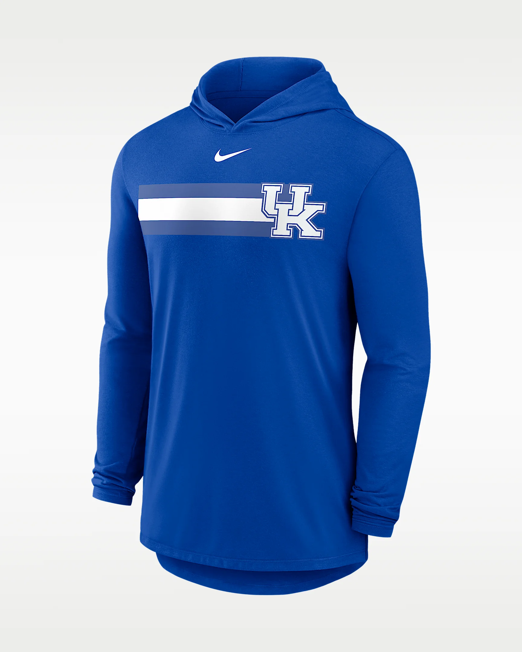 Kentucky Primetime Pattern Men's Nike Dri-FIT College Long-Sleeve Hooded T-Shirt - 1